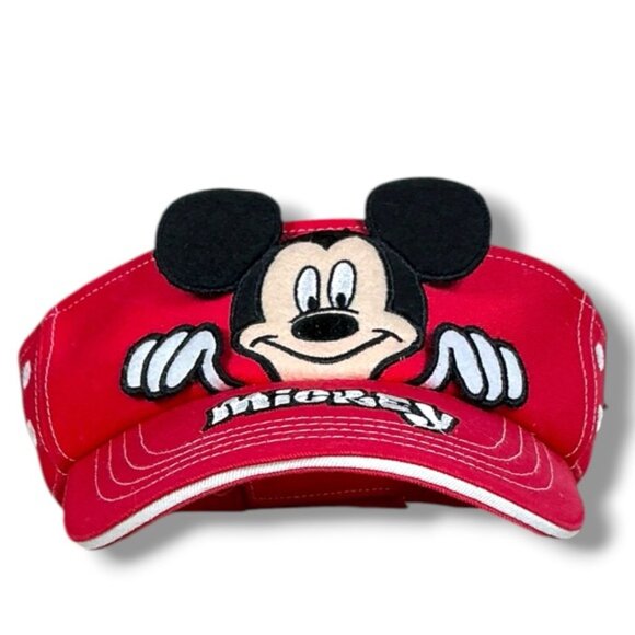 Disney Mickey Mouse Visor NWT Dimensional Unisex Kids Hat Adjustable OS NEW - Picture 2 of 16